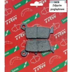 Klocki hamulcowe przód/tył, przeznaczenie: droga/offroad/skuter, materiał: organic, 41,7x80,9x8,3mm